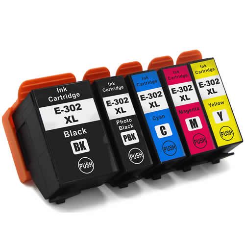 Compatible Epson 302XL High Yield value Pack Combo Compatible Epson 302XL High Yield value Pack Combo
