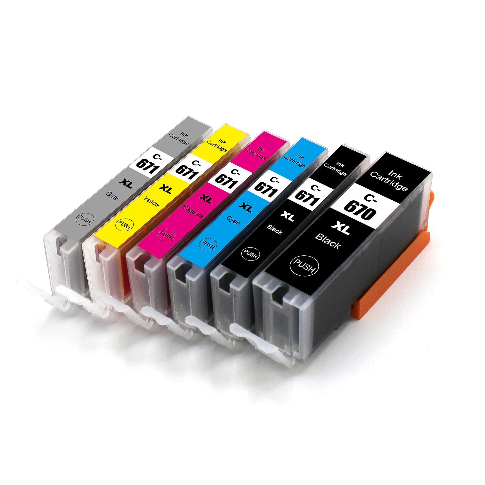 Compatible Canon PGI670 CLI671 High Yield Cartridges for Canon Pixma ts5060 Compatible Canon PGI670 CLI671 High Yield Cartridges for Canon Pixma ts5060