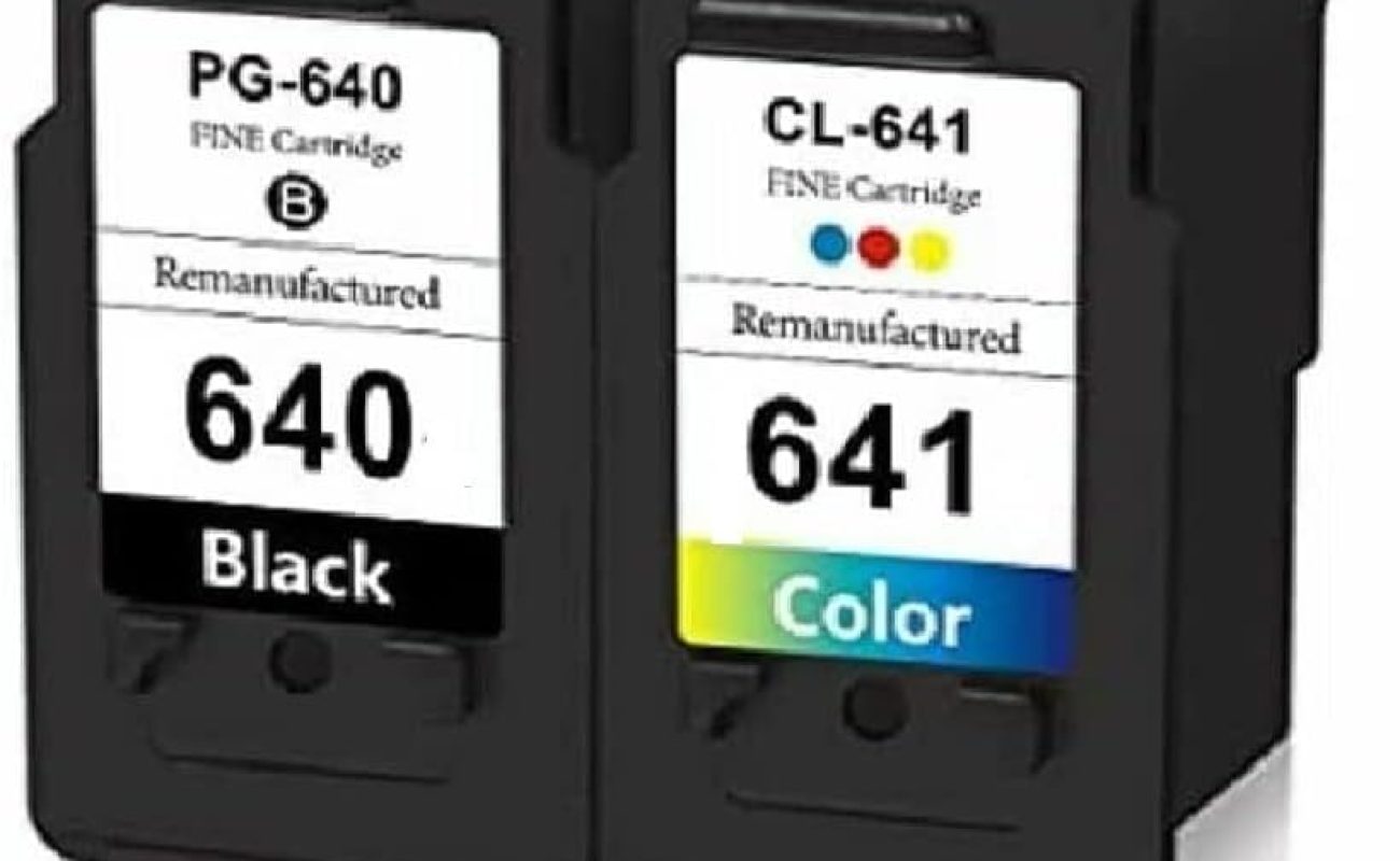 Compatible Canon pg640xl black cl641xl colour ink cartridges