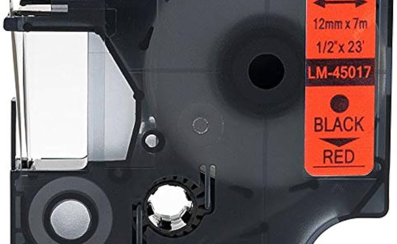 compatible-dymo-45017-black-on-red