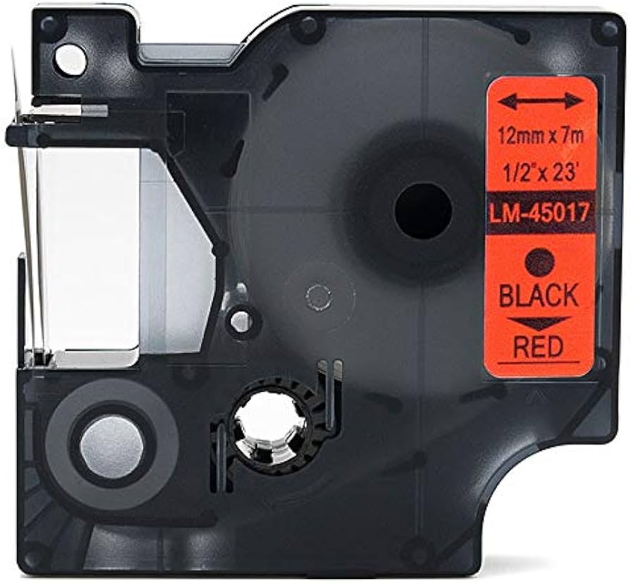 compatible-dymo-45017-black-on-red compatible-dymo-45017-black-on-red