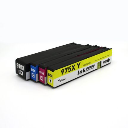 Compatible Hp975a 975a Ink value pack 4 cartridges for 477dw 552dw 577dw 577z