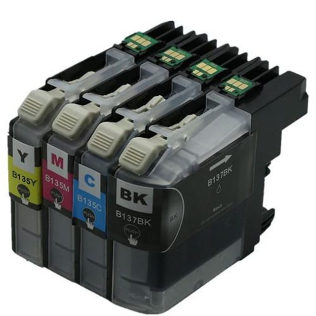 Brother LC137XL Black LC135XL colours ink Cartridges Brother LC137XL Black LC135XL colours ink Cartridges
