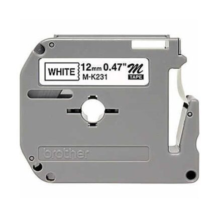 Brother M-K231 / MK231 Compatible Tape 12mm Black on White