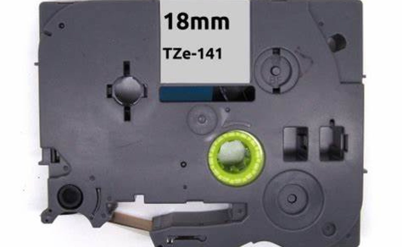 Compatible Tze141 black text on clear 12mm - 8 metres