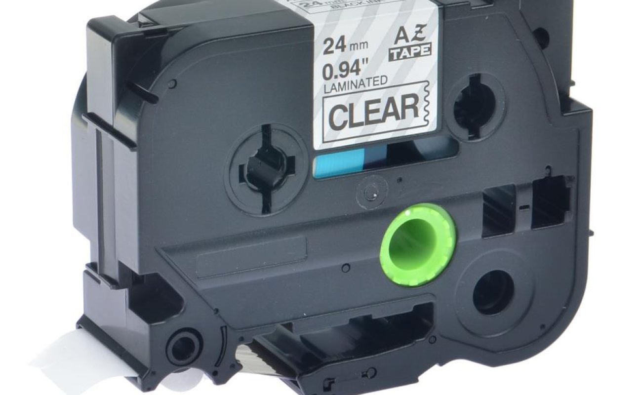 Compatible Tze151 ste151 black on clear 24mm - 8 metres
