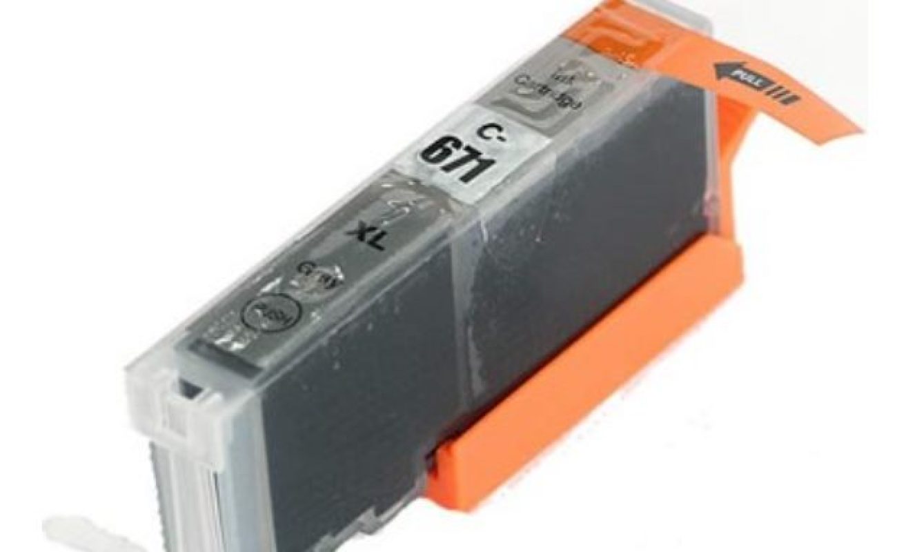 Compatible Canon PGI670 CLI671 Grey High Yield Cartridge